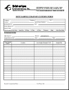 DUST SAMPLE CHAIN OF CUSTODY FORM