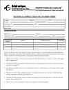 MATERIAL SAMPLE CHAIN OF CUSTODY FORM