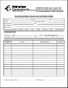 WATER SAMPLE CHAIN OF CUSTODY FORM